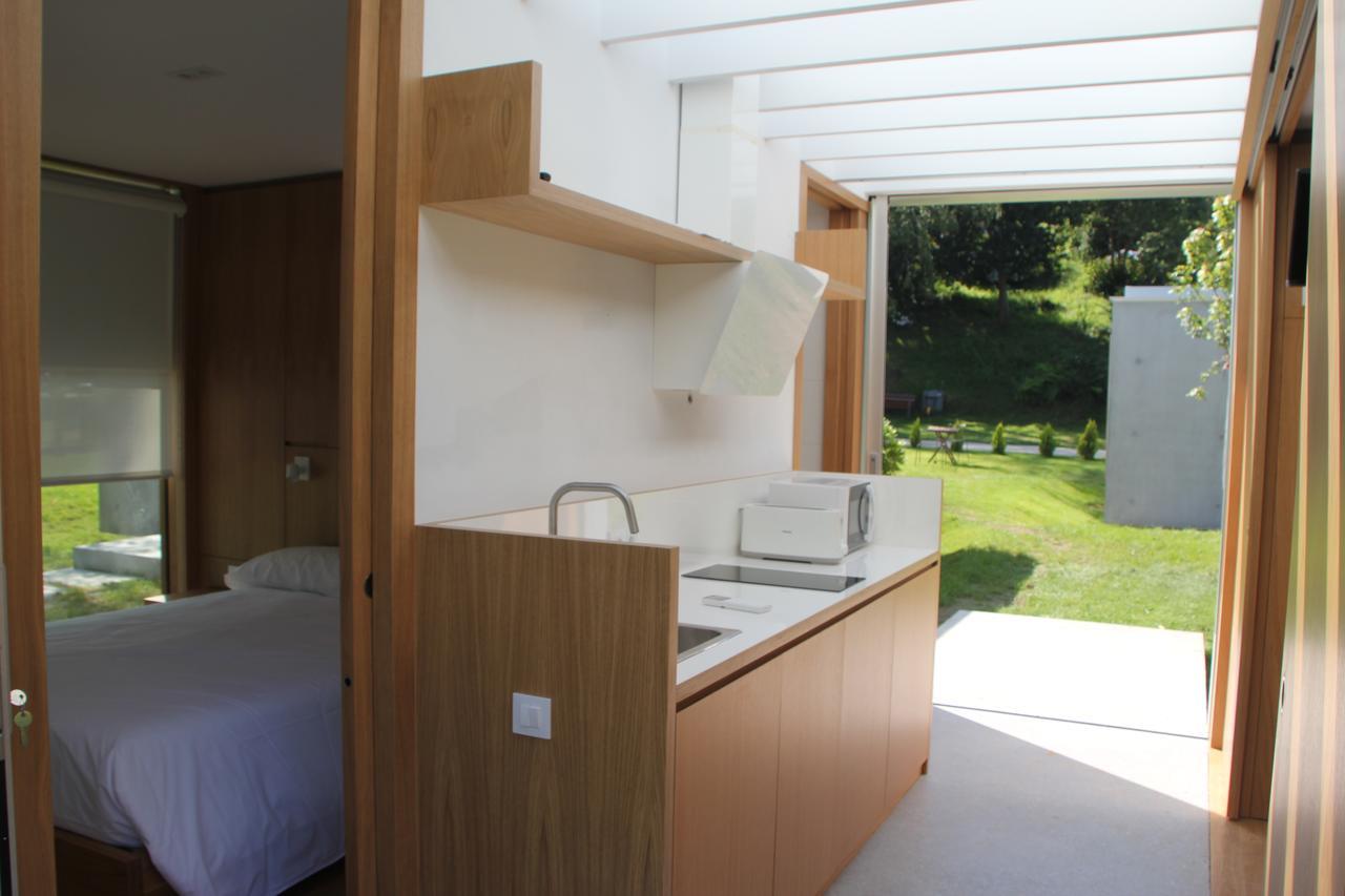 Bungalow Camping Los Manzanos Санта Круз де Олейрос Экстерьер фото